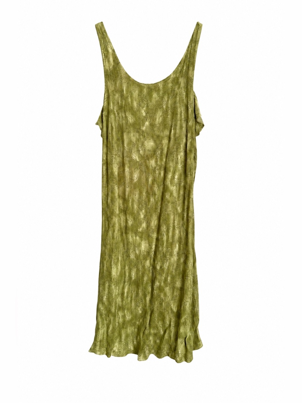 Putumayo Sage Green Fairycore Boho Slip Dress Medium